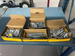 lot 53 image: DEWALT Lot of Concrete Anchors