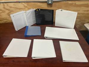 lot 97 image: Lot of 9 Binders