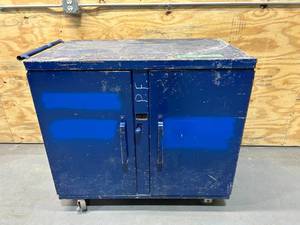 lot 46 image: GarageWorksite Cabinet on Casters