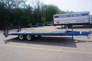 2015 Redi Haul 20 Tandem Axle Deck Over Equipment Trailer
