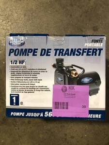Superior Pump 12 HP Non-Submersible Transfer Pump   Customer Returns See Pictures