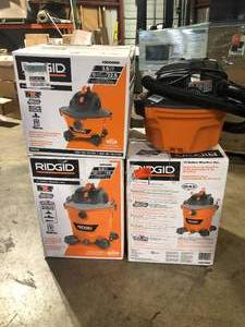 Lot of Assorted WetDry Shop Vacs Various Models and  Conditions Customer Returns See Pictures