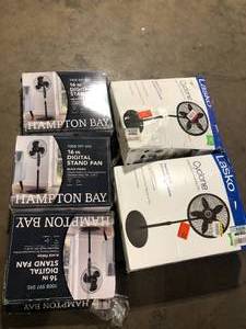 Lot of Assorted Fans Various Models and Conditions  Customer Returns See Pictures