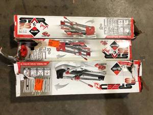 Lot of Assorted Tile Cutters Various Models and Conditions  Customer Returns See Pictures