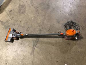 Shark Rocket Bagless Corded Stick Vacuum for Hard Floors and Area Rugs with Powerful Pet Hair Pickup in Orange Used Customer Returns See Pictures