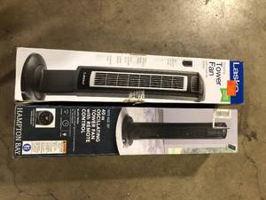 Lot of Assorted Tower Fans Various Models and Conditions    Customer Returns See Pictures