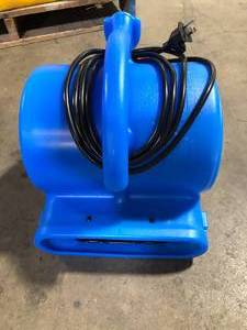 B-Air 14 HP Air Mover Blower Fan for Water Damage Restoration Carpet Dryer Floor Home and Plumbing Use in Blue Customer Returns See Pictures