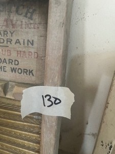 Childs chair, 2 wash boards