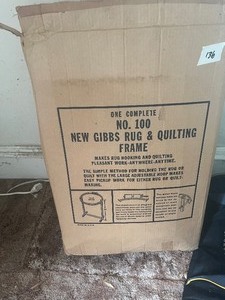 Rug and quilting frame, duffle bag