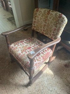2 old rocking chairs