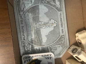 Commemorative items from Hawley business, silverware