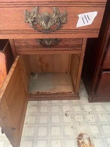 Magazine stand and small cabinet