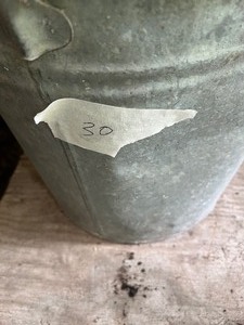 2 galvanized pails