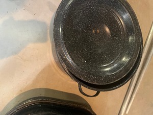Enamelware pots