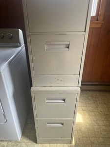 2 file cabinets