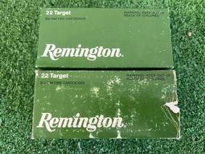 2 500 Count Boxes Remington Target 22 Long Rifle Cartridges