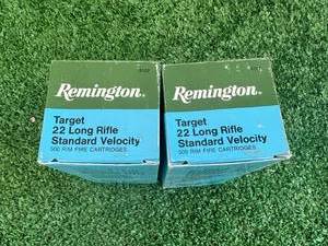 2 500 Count Boxes Remington Target 22 Long Rifle Cartridges