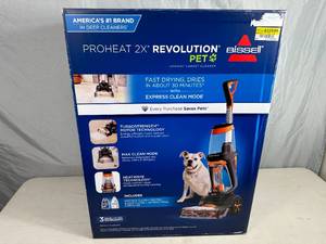 New Bissel Proheat 2X Revolution Pet Upright Carpet Cleaner Shampooer