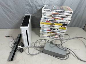 16 Nintendo Wii Games & Wii Console - see note