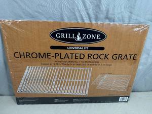 New Grill Zone Universal Fit Chrome Plated Rock Grate
