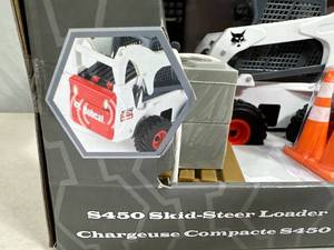 New Big Farm Bobcat S450 Skid-Steer Loader Playset