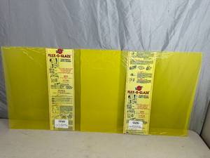 2 New Flex-O-Glaze Acrylic Sheets - Clear