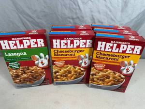 6 New Boxes of Hamburger Helper