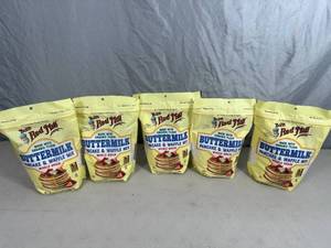 5 New Bags of Bobs Red Mill Buttermilk Pancake & Waffle Mix
