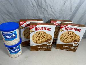 4 New Boxes of Cookie Mix and 2 Frosting