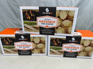 3 New Boxes of Haystack Fire Starters