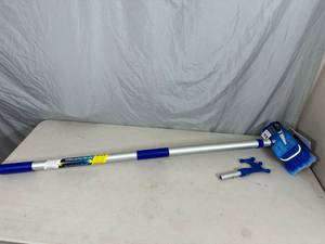 New Telescoping Wash Brush with Boat Hook Attatchment