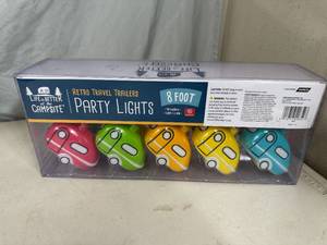 New Retro Travel Trailer Party Light String