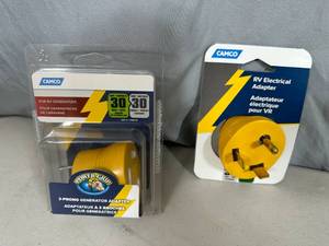 New RV  Camper Electrical Plug Adapters