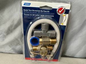 New RV  Camper Quick Turn Water Heater Bypass Kit