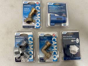 New Water Fittings, Blow Out Plug, Pressure Regulator