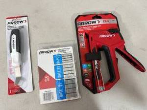New Arrow 5-in-1 Stapler  Nailer, Staples, Staple Remover