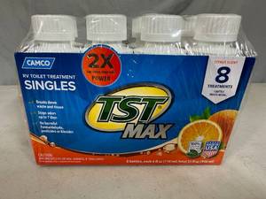 New 8 Pack of TST RV  Camper Toilet Treatment