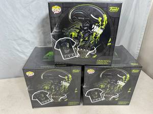 3 New Alien 40th Anniversary Funko Pop Size Large T-Shirt Collector Sets
