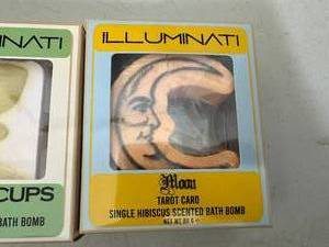 4 New Tarot Card Themed Bath Bombs