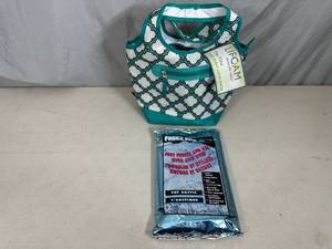 New Soft Side Lunch Bag and Large Reusable Freeze Pack