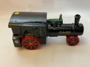 lot 710 image: Ceramic Case Tractor Container With Removable Lid