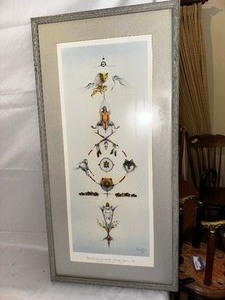 lot 623 image: Mother Earth Spirituality by Marie Buchfink Framed Print. Measuring 25 x 17.5