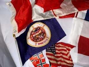 lot 778B image: Variety of Flags as Seen in Photo