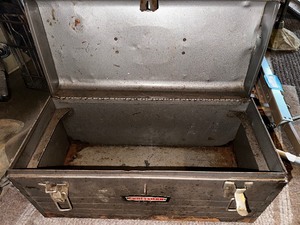 lot 973 image: Antique Toolbox