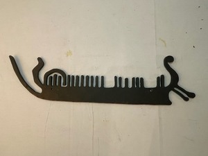 lot 788 image: Decorative Black Iron Piece