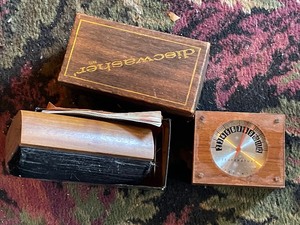 lot 933 image: Vintage Thermometer And Vintage Record Vinyl LP Cleaners