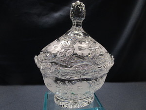 Lead Crystal Candy Dish