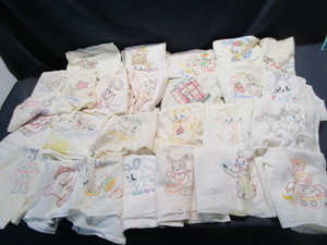 Embroidered Dish Towels