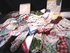 Vintage Hankies with Gift Boxes