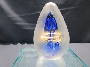 Cobalt & Gold Paperweight